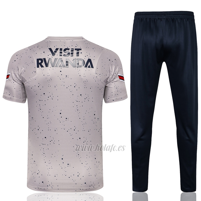 Chandal del Paris Saint-Germain Manga Corta 2021-2022 Gris